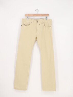 DIESEL Safado Regular Slim Straight Jeans Men's 33x32 Button Fly in Beige